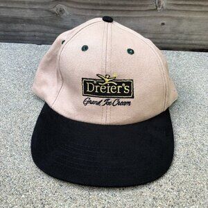 ATT HEADWEAR DREIER'S GRAND ICE CREAM Hat Men's Khaki Adjustable Cap​​​​​​